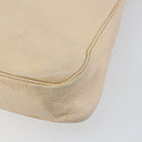 HERMES Masai GM Shoulder Bag Leather Beige Gold Auth bs31855-15