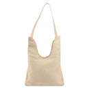 HERMES Masai GM Shoulder Bag Leather Beige Gold Auth bs31855-13