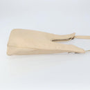 HERMES Masai GM Shoulder Bag Leather Beige Gold Auth bs31855-3