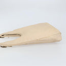 HERMES Masai GM Shoulder Bag Leather Beige Gold Auth bs31855-4