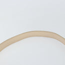 HERMES Masai GM Shoulder Bag Leather Beige Gold Auth bs31855-8