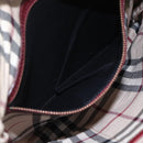 BURBERRY Shoulder Bag Leather Red Gold Auth bs31856-22