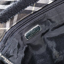 BURBERRY Nova Check Blue Label Shoulder Bag Nylon Green Silver Auth bs31857-14