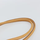 BURBERRY Tote Bag Canvas Leather White Gold Auth bs31858-8