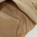 Salvatore Ferragamo Shoulder Bag Canvas Beige Gold Auth bs31859-16