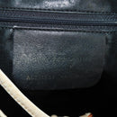 Salvatore Ferragamo Shoulder Bag Canvas Beige Gold Auth bs31859-12