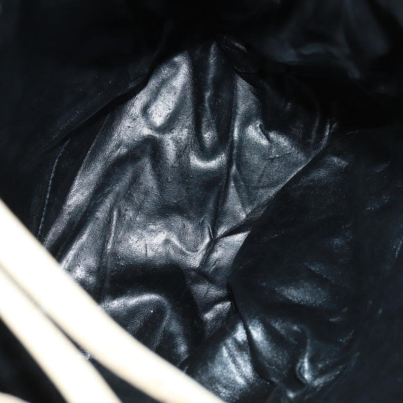 Salvatore Ferragamo Shoulder Bag Canvas Beige Gold Auth bs31859