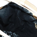 Salvatore Ferragamo Shoulder Bag Canvas Beige Gold Auth bs31859-18