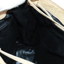 Salvatore Ferragamo Shoulder Bag Canvas Beige Gold Auth bs31859-19