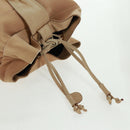 Salvatore Ferragamo Shoulder Bag Canvas Beige Gold Auth bs31859-8