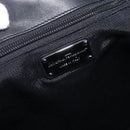 Salvatore Ferragamo Tote Bag Enamel Black Silver Auth bs31860-17