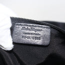 Salvatore Ferragamo Tote Bag Enamel Black Silver Auth bs31860-12