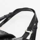 Salvatore Ferragamo Tote Bag Enamel Black Silver Auth bs31860-8