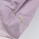 Salvatore Ferragamo Vala Hand Bag Nylon Purple Gold Auth bs31861-14