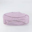 Salvatore Ferragamo Vala Hand Bag Nylon Purple Gold Auth bs31861-9