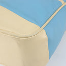 Miu Miu Handtas Leer Blauw Zilver Auth bs31862-14