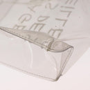 HERMES Vinyl Kelly Hand Bag Vinyl Clear Auth bs31863-12