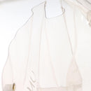 HERMES Vinyl Kelly Hand Bag Vinyl Clear Auth bs31863-17