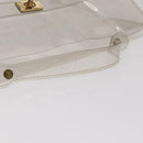 HERMES Vinyl Kelly Hand Bag Vinyl Clear Auth bs31863-7