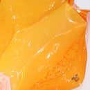 HERMES Vinyl Kelly Hand Bag Vinyl Orange Auth bs31864-12