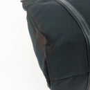 PRADA Tote Bag Nylon Leather Black Silver Auth bs31865-16