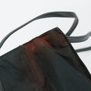 PRADA Tote Bag Nylon Leather Black Silver Auth bs31865-10
