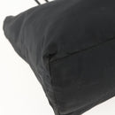 PRADA Tote Bag Nylon Black Silver Auth bs31866-14