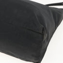 PRADA Tote Bag Nylon Black Silver Auth bs31866-15