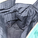 PRADA Chain Shoulder Bag Nylon Green Gold Auth bs31867-24