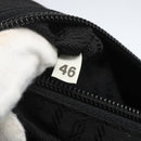 PRADA Chain Shoulder Bag Nylon Green Gold Auth bs31867-12