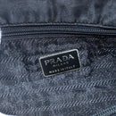PRADA Tote Bag Nylon Black Silver Auth bs31869-16