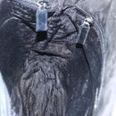 PRADA Tote Bag Nylon Black Silver Auth bs31869-19