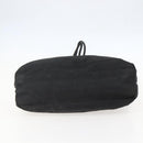 PRADA Tote Bag Nylon Black Silver Auth bs31869-9