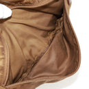 PRADA Shoulder Bag Nylon Brown Silver Auth bs31870-22