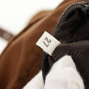 PRADA Shoulder Bag Nylon Brown Silver Auth bs31870-11