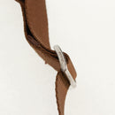 PRADA Shoulder Bag Nylon Brown Silver Auth bs31870-8