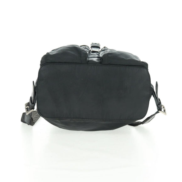 PRADA Backpack Nylon Green Silver Auth bs31871