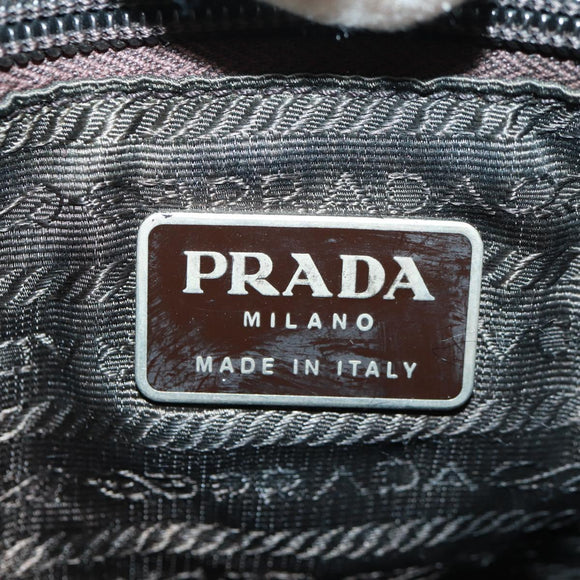 PRADA Backpack Nylon Green Silver Auth bs31871