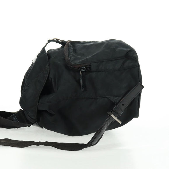 PRADA Backpack Nylon Green Silver Auth bs31871