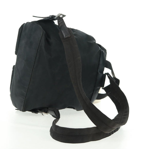 PRADA Backpack Nylon Green Silver Auth bs31871