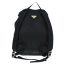 PRADA Backpack Nylon Black Silver Auth bs31873-2