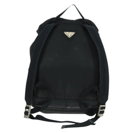 PRADA Backpack Nylon Black Silver Auth bs31873 - 0