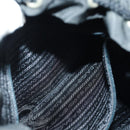 PRADA Backpack Nylon Black Silver Auth bs31873-31