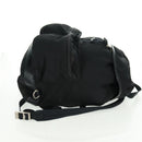 PRADA Backpack Nylon Black Silver Auth bs31873-5