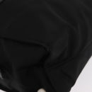 PRADA Shoulder Bag Nylon Leather Black Silver Auth bs31874-9