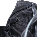 PRADA Shoulder Bag Nylon Leather Black Silver Auth bs31874-21