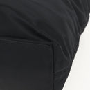 PRADA Tote Bag Nylon Black Silver Auth bs31878-12