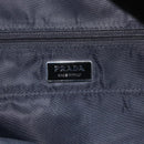 PRADA Tote Bag Nylon Black Silver Auth bs31878-16
