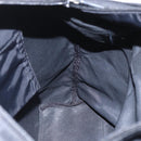 PRADA Tote Bag Nylon Black Silver Auth bs31878-19