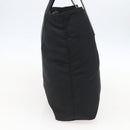 PRADA Tote Bag Nylon Black Silver Auth bs31878-4
